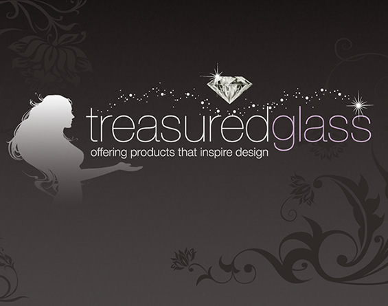 Treasured Glass logo design